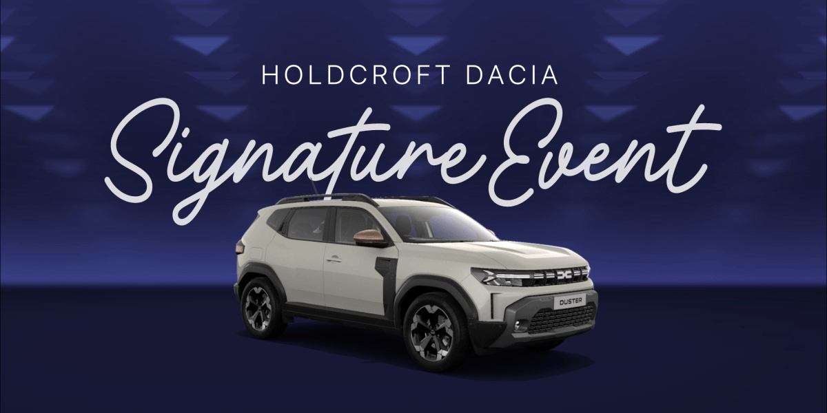 Holdcroft Dacia Signature Event